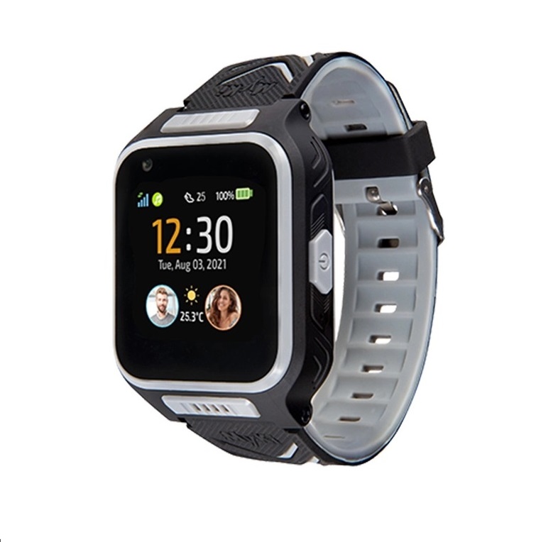 MyKi 4 Kids Smart Watch, Pametni sat za djecu, SIM kartica (Nano SIM), Gray-Black