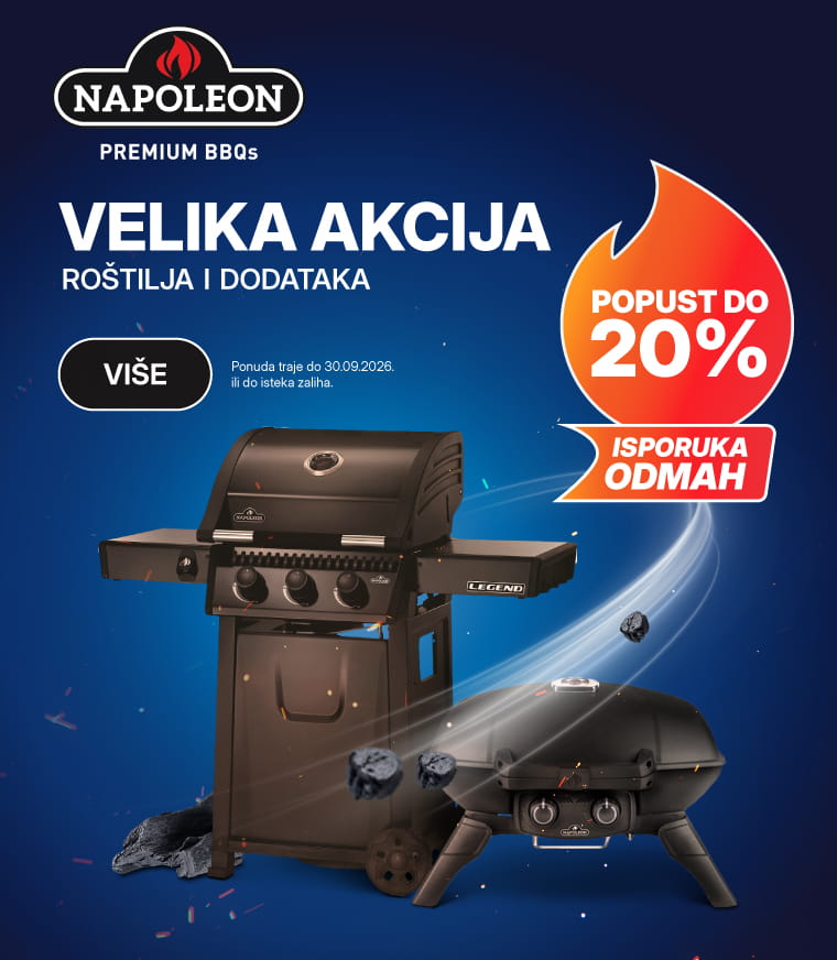 Napoleon roštilji plinski i na ugljen - samo na ekupi.ba - popusti proljetni do 30%