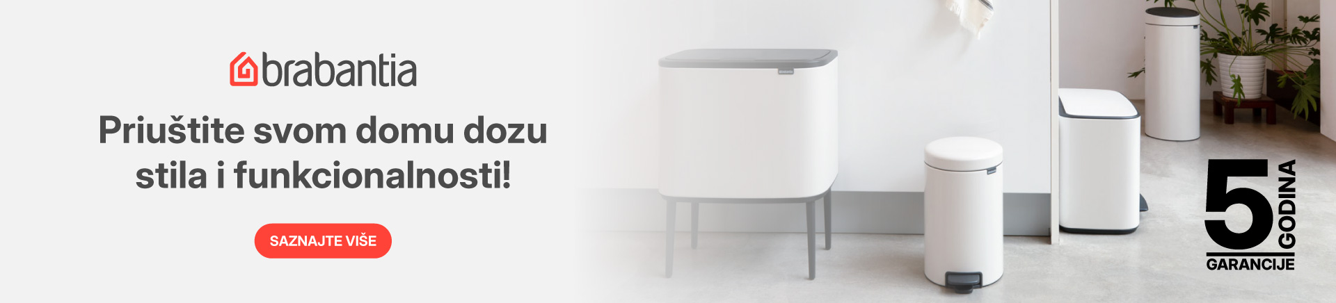 Brabantia akcija opreme za dom, kupatilo, kuhinju