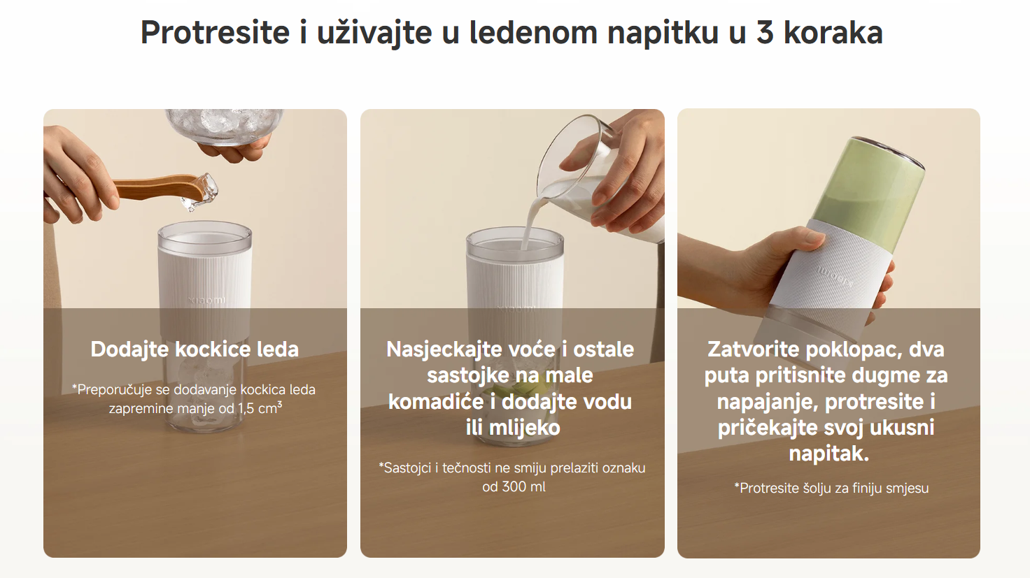 Xiaomi Portable Blender prikaz proizvoda