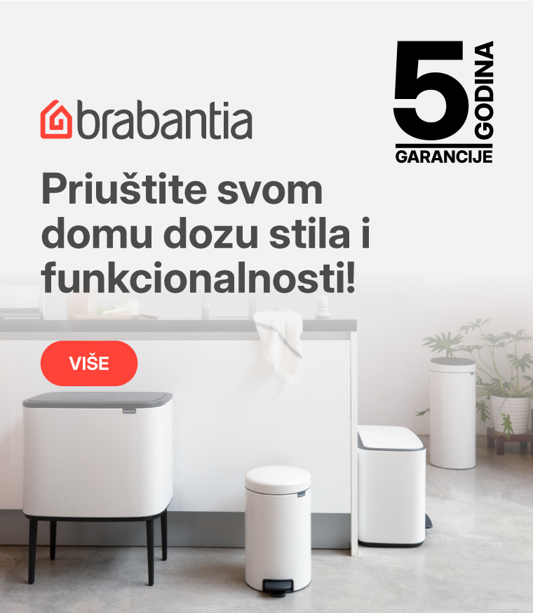 Brabantia akcija opreme za dom, kupatilo, kuhinju