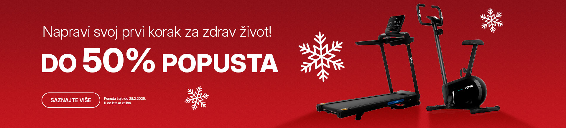 Fitness oprema na akciji do 50% - New Year Resolution