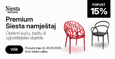 Siesta namještaj za dom i vrt na akcij - popust do 15%