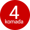 4 komada