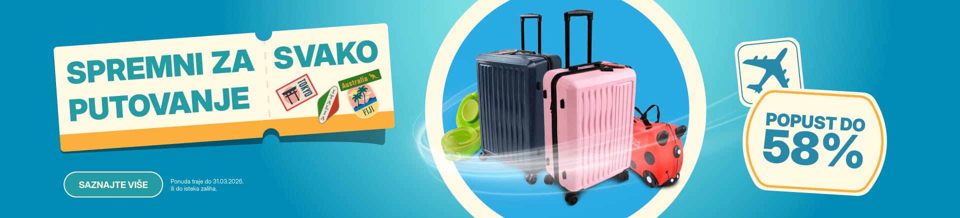 Putni program - popust do 58%