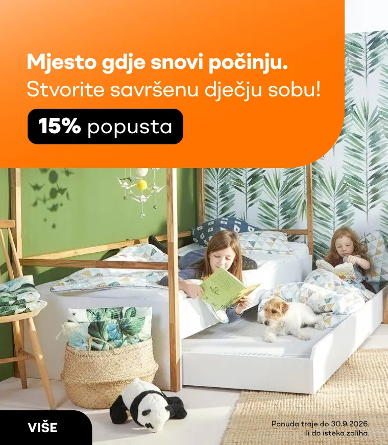Djecja soba akcija - 15% popusta