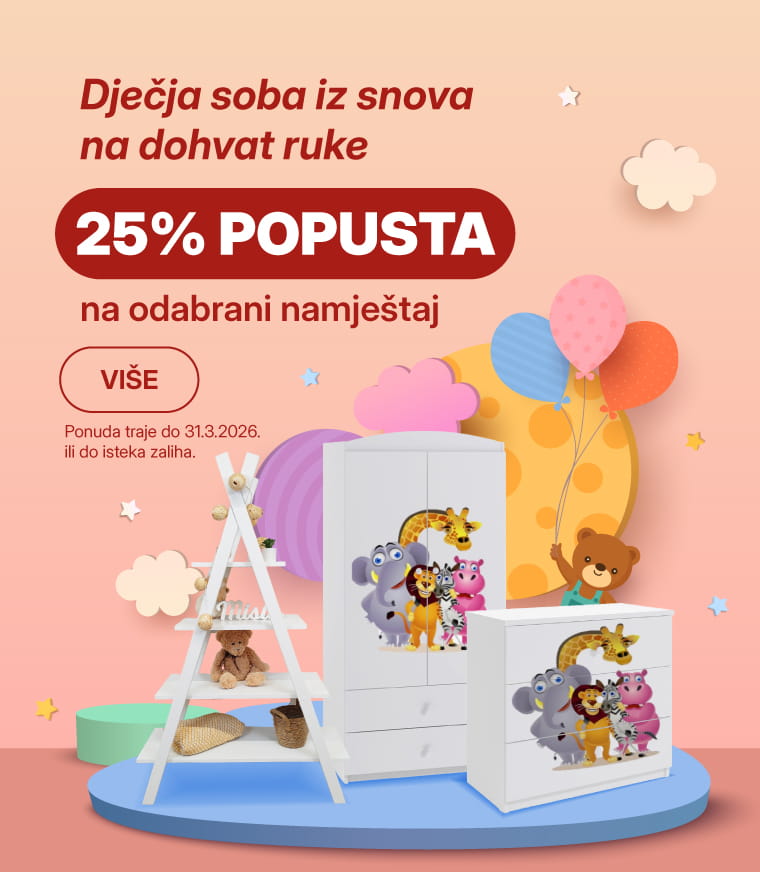 Namjestaj za djecju sobu na akciji