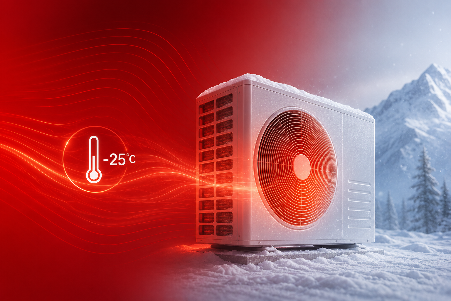 Grijanje pri temperaturama do -25°C