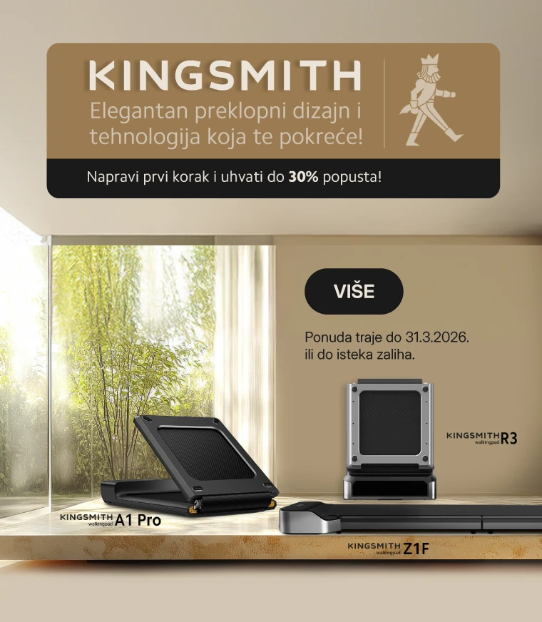 KingSmith 03/2026 - do 30% popusta
