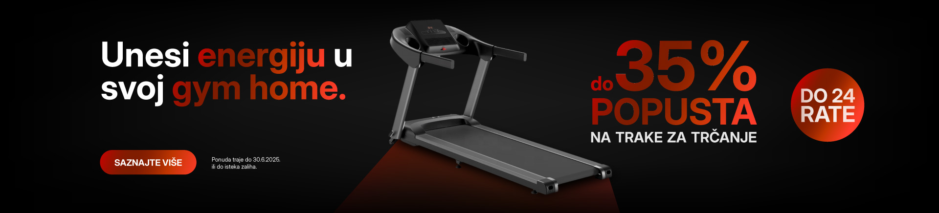 Fitness trening i oprema kod kuce uz popuste do 40%