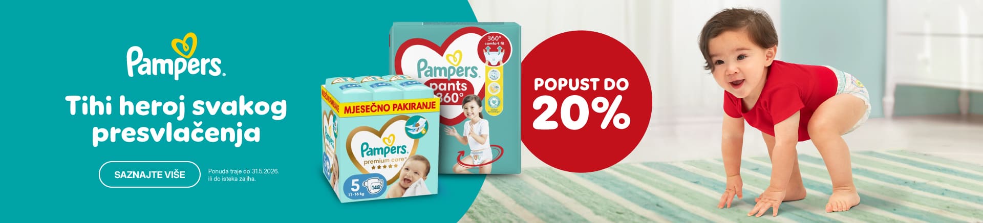 Pampers pelene popust + poklon Oral B električna četkica