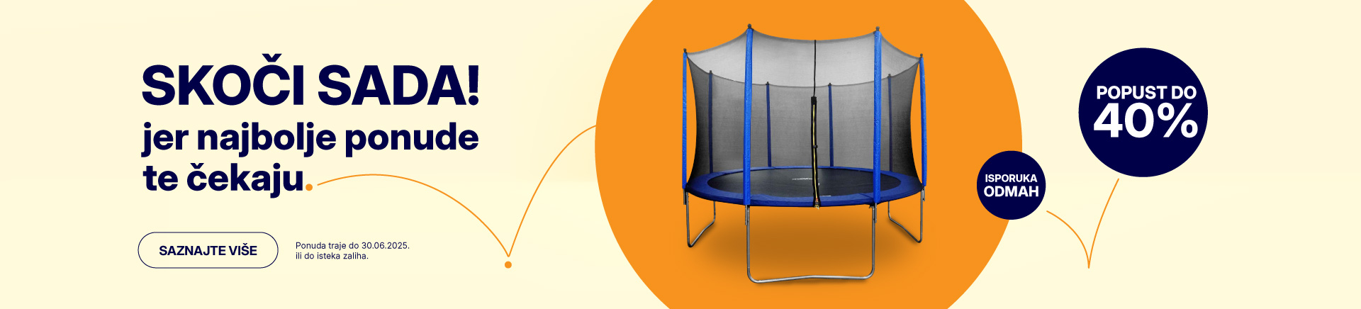 Trampoline akcija