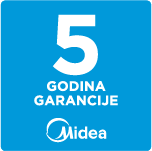 Midea bijela tehnika 5 godina garancije