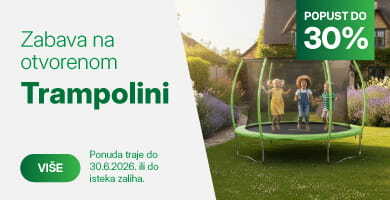 Trampoline dječije i igrališta za dvorište na popustu do 40%