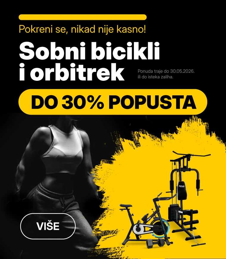 Sobni bicikli i orbitrek na akciji - popust do 40%