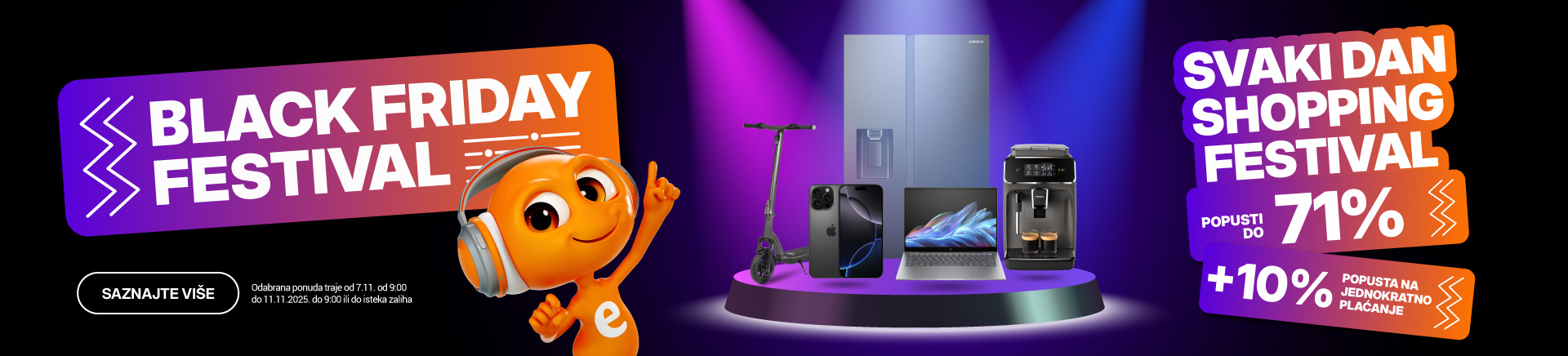Black Friday rasprodaja do 70% + dodatnih 10%