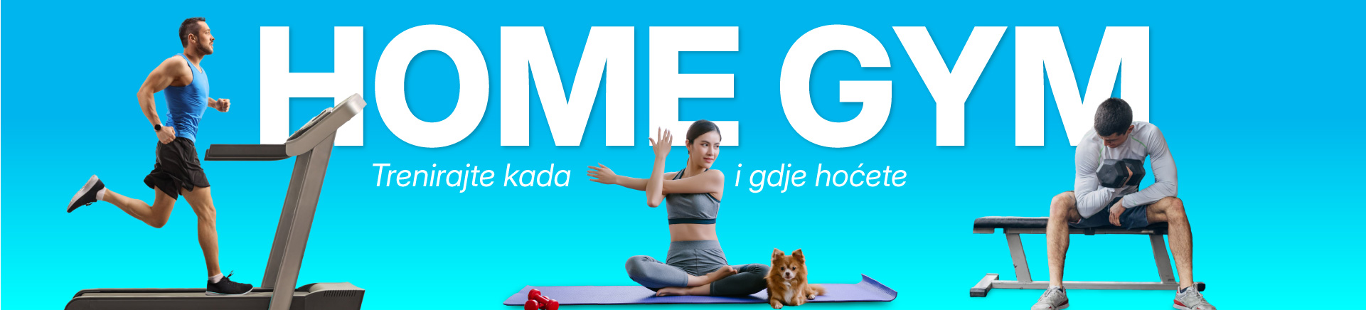 Kućna teretana - fitness sprave na popustu - back to gym