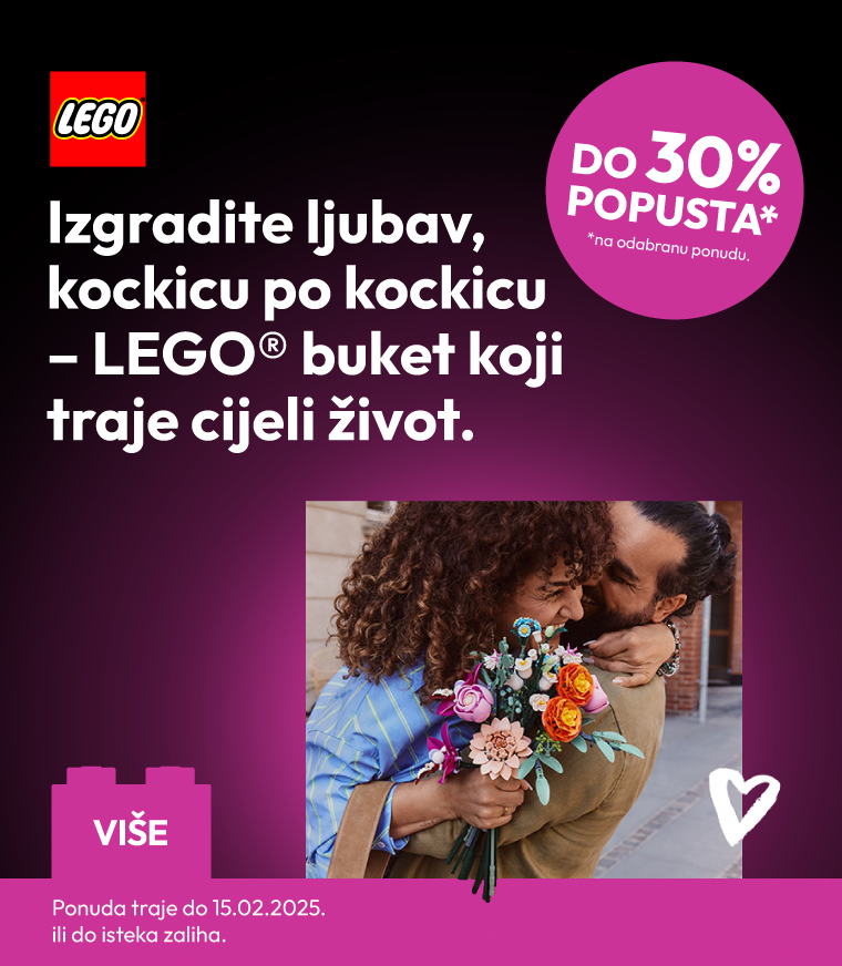 Valentinovo ponuda LEGO odrasli popust buket
