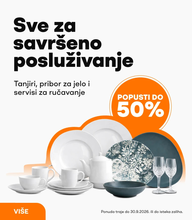 Sve za savršeno posluživanje - popust 50%