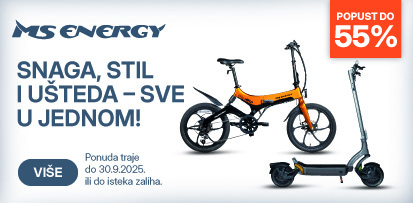 Električni romobili i bicikli MS Energy – akcija do 55% uštede