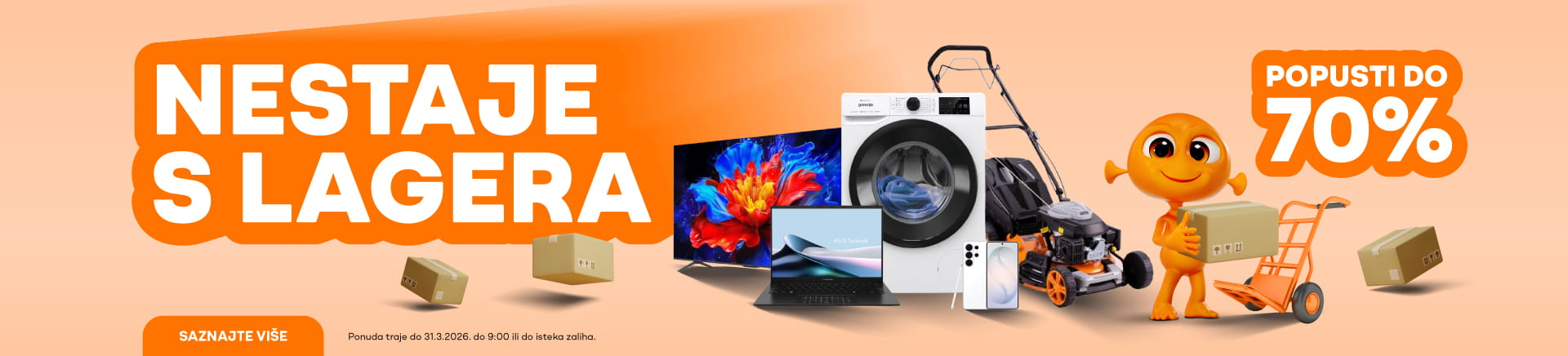 Rasprodaja posljednjih količina - najniže cijene