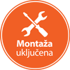 uključena montaža BA