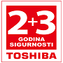 Toshiba 2+3 sticker
