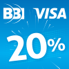 BBI Visa 20%
