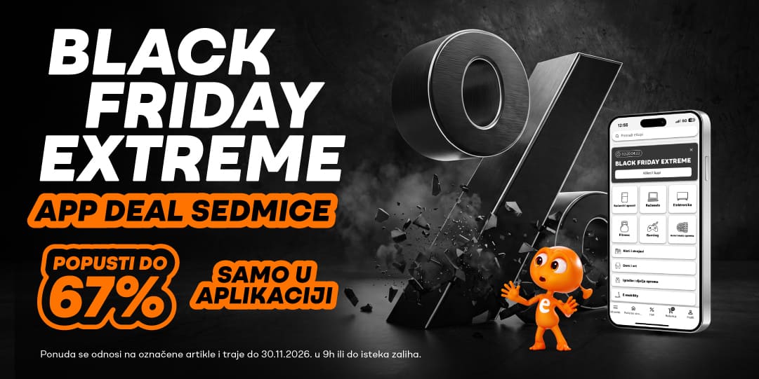 Black Friday Extreme, App deal sedmice: popusti do 60% samo u aplikaciji
