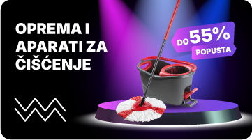 Oprema za čišćenje na Black Friday rasprodaji do 70%