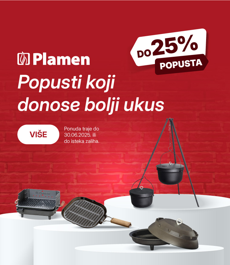 Plamen kotlici, oprema za rostilj i sc - akcija do 20%