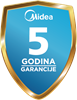 Midea bijela tehnika 5 godina garancije