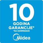 Midea bijela tehnika 10 godina kompresor