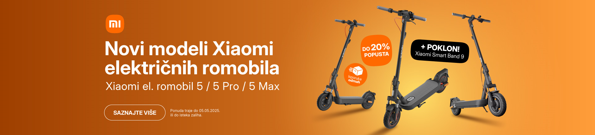 Novi modeli Xiaomi romobila + poklon