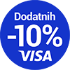 VISA -10 Rashladi se