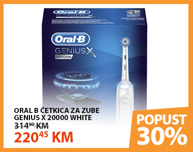 ORAL B ČETKICA ZA ZUBE GENIUS X 20000 WHITE