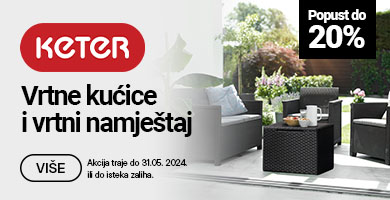Vrtni namještaj na akciji do 20%