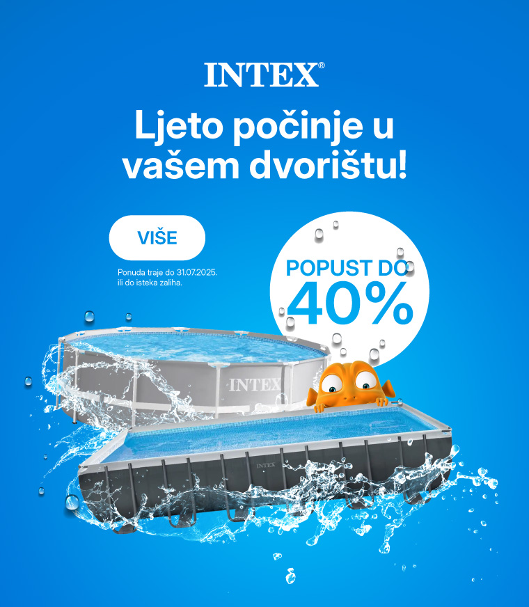 Ljeto pocinje u vasem dvoristu akcija bazena i opreme do 40%