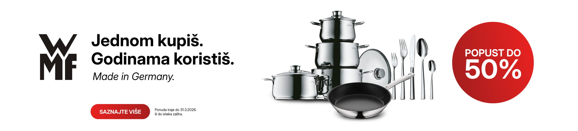 WMF premium posuđe na akciji do 50%