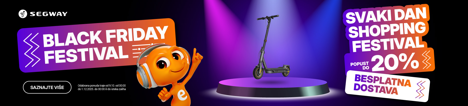 Black Friday rasprodaja Segway romobila