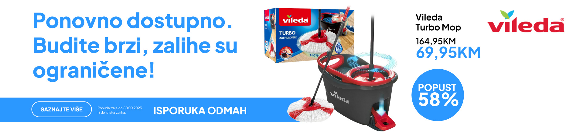 Vileda akcija opreme za čišćenje
