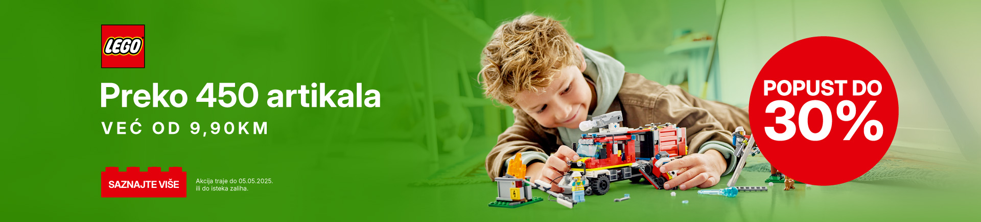 LEGO akcija sa cijenama već od 9,90KM