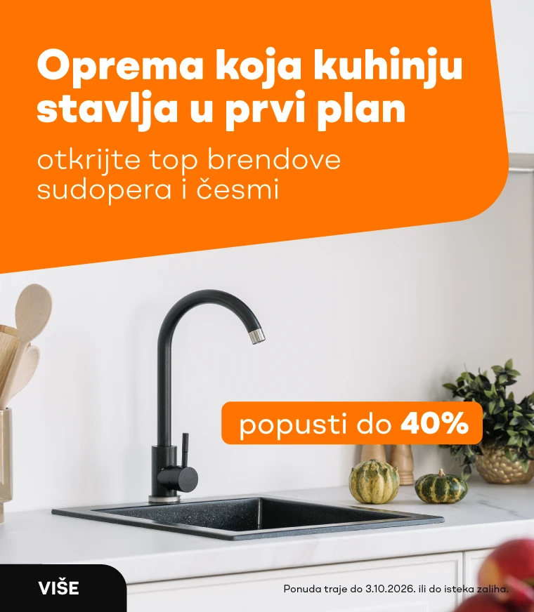 Sudoperi i česme na akciji 