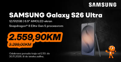BIH-202610-20444-SAMSUNG Galaxy S26 Ultra-390x200 Banner kucica na Kategorijama1.jpg
