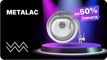 Black Friday rasprodaja Metalac sudopera i česmi do 60% popusta