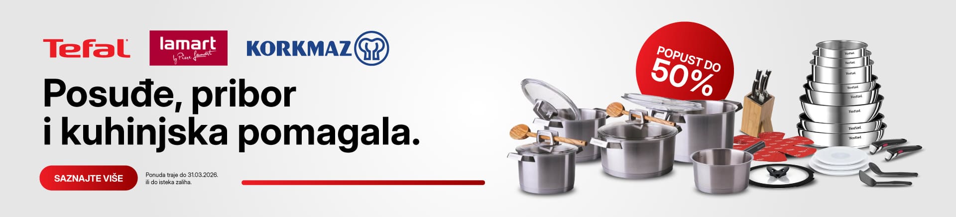 Velika akcija posuđa - popust 58%