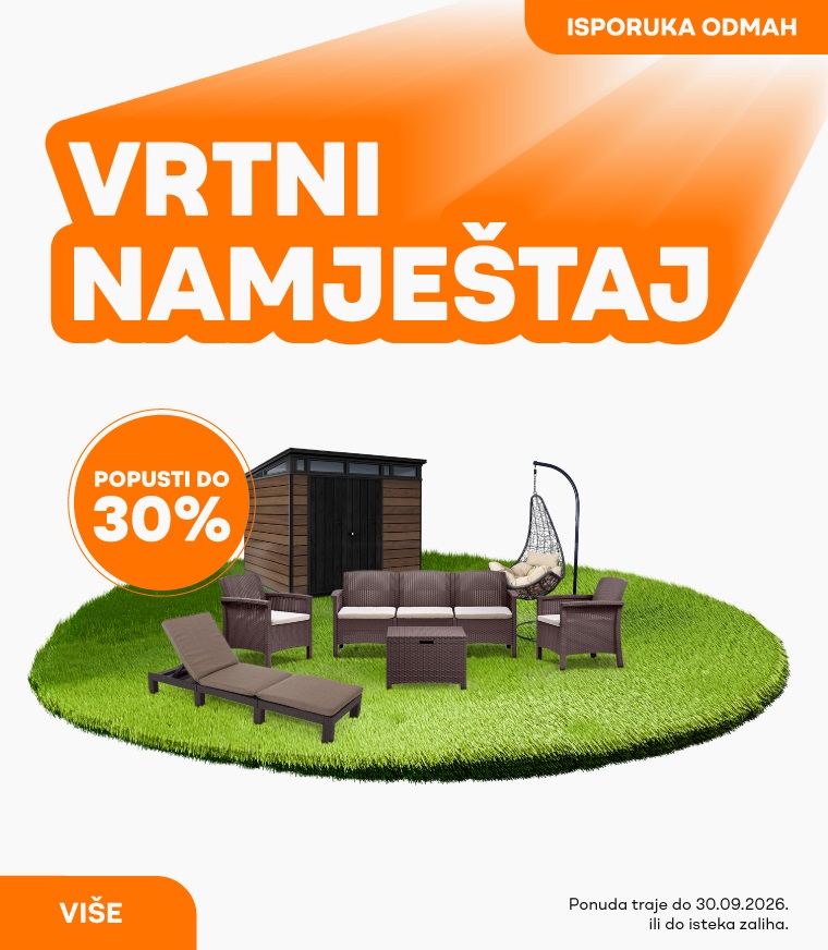 Vrtni i balkonski namještaj na akciji uz popuste do 50%