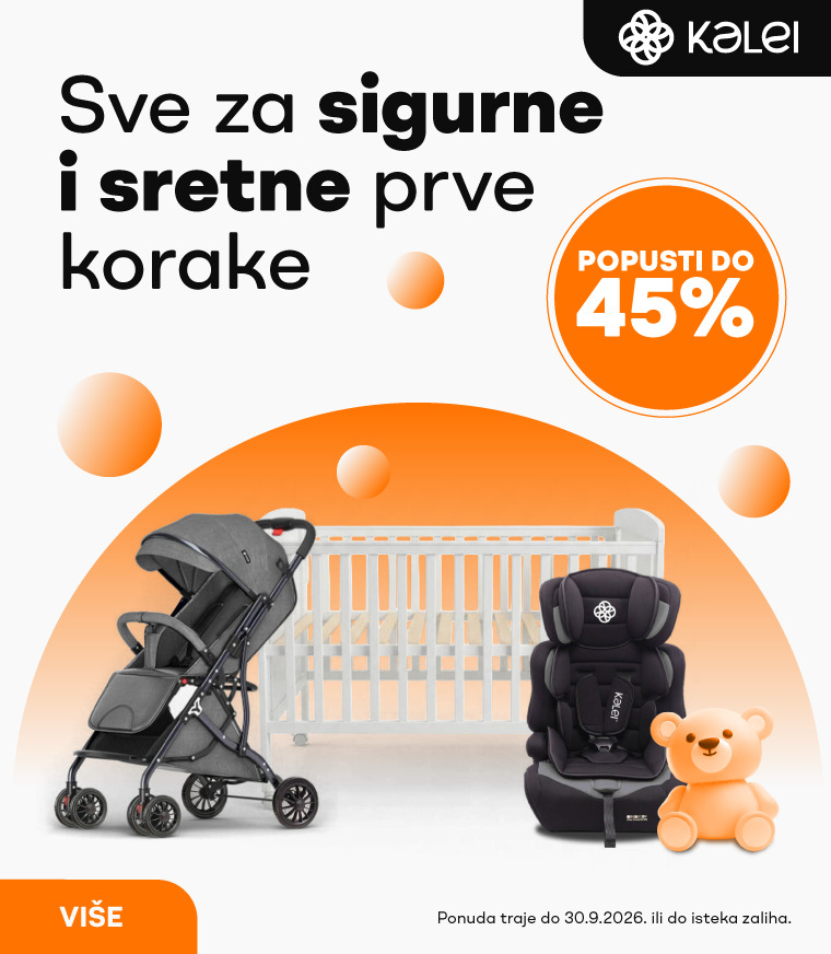 Kalei akcija 45 % popusta 2026