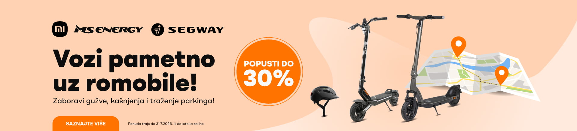 elektricni romobili jul - popusti do 30%