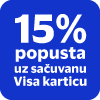 VISA -15% STICKER - 6.6.2025